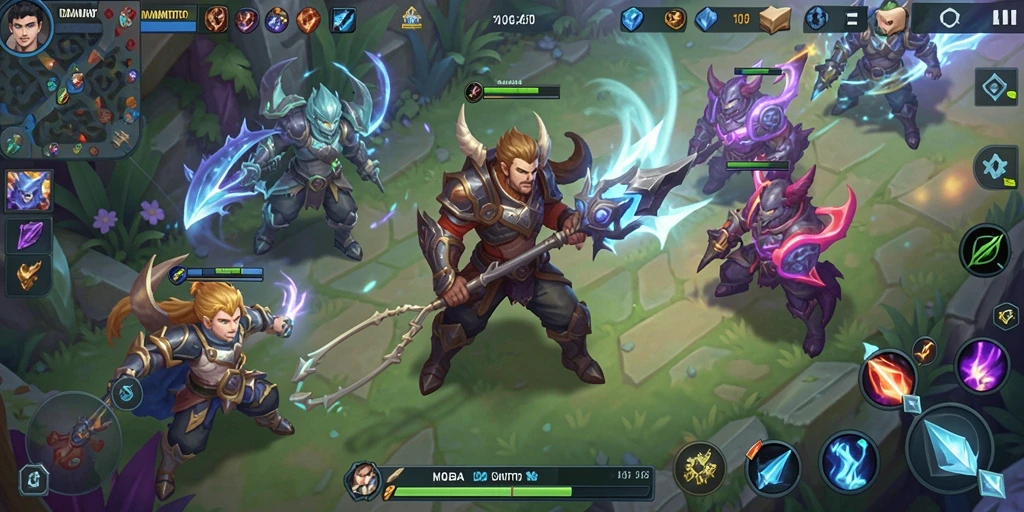 Screenshot gameplay menarik dari IDAMANTOTO dengan pertarungan seru.