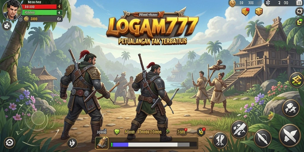 Tampilan gameplay LOGAM777 yang memukau dalam dunia terbuka.