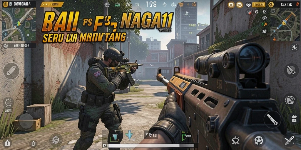 Tampilan gameplay seru NAGA11 dengan aksi yang mendebarkan.