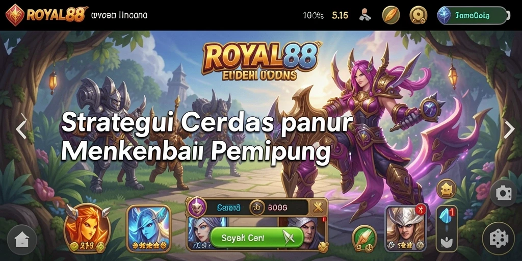 Tampilan gameplay menarik dari ROYAL88 dengan elemen strategi.