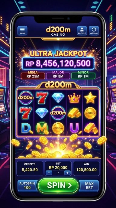 Screenshot aplikasi d200m yang memberikan informasi jelas.